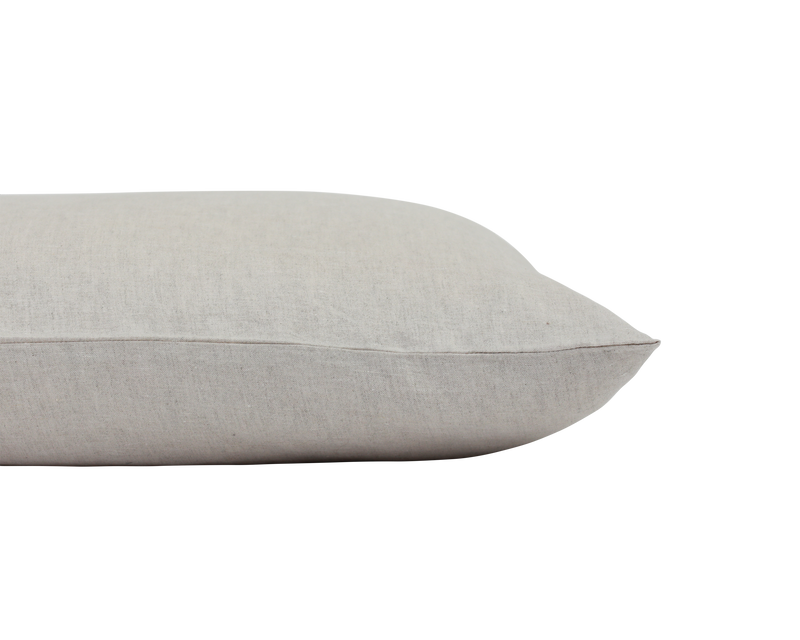 French Linen Standard Pillowcase Set - Natural