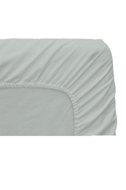 French Linen Fitted Sheet - Sage