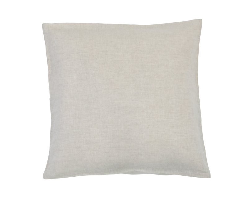 French Linen Euro Pillowcase Set - Natural