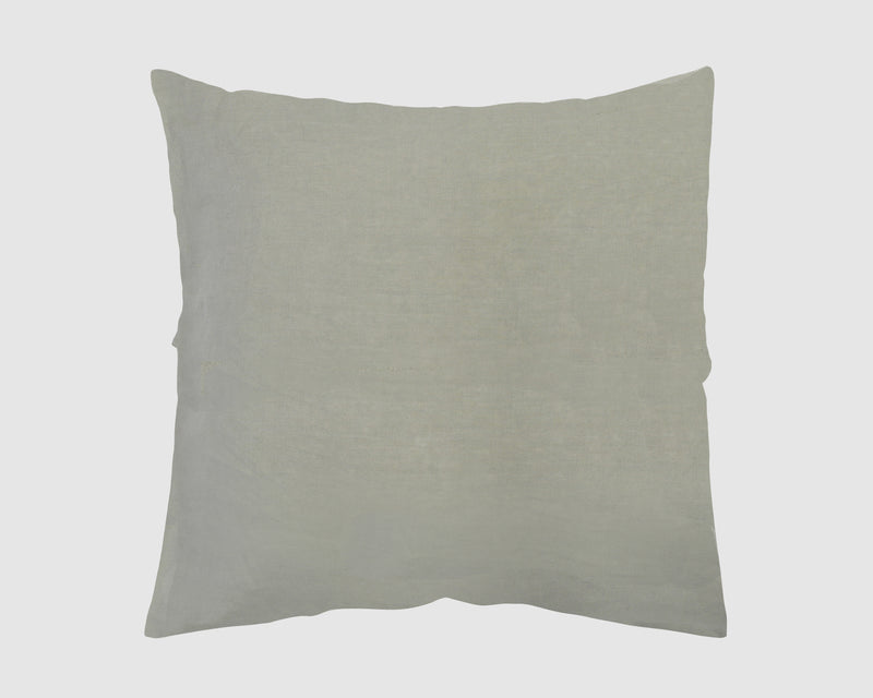 French Linen Euro Pillowcase Set - Sage