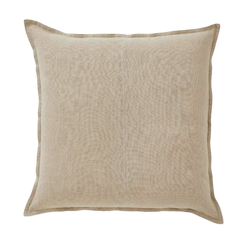 Linen Cushion Euro - Natural