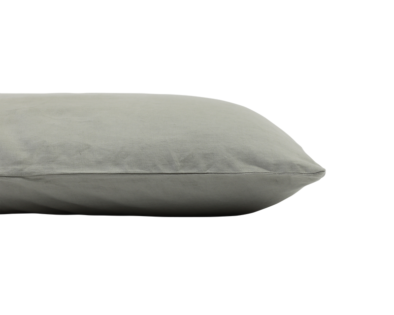French Linen Standard Pillowcase Set - Sage