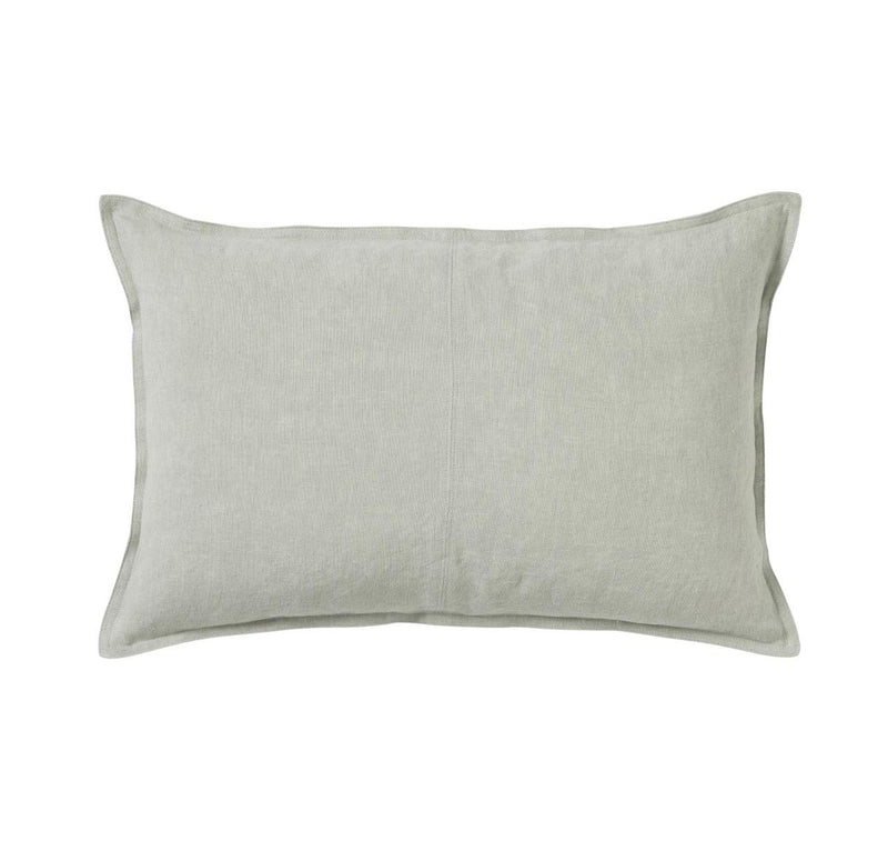 Linen Cushion Lumbar - Sage