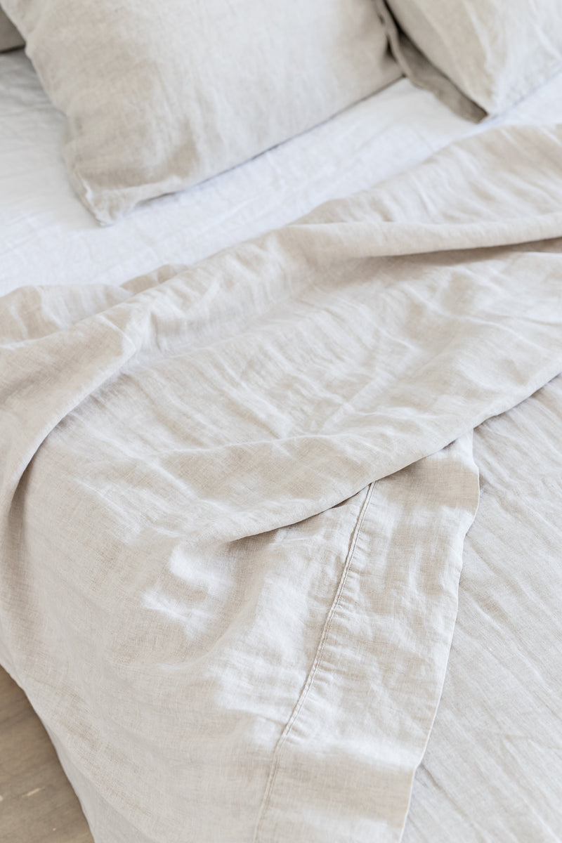 French Linen Sheet Set - Natural